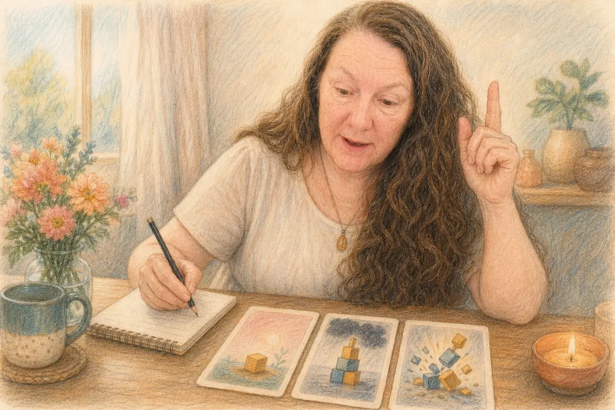 Colored-pencil illustration for “A Disaster Is Not Just a Disaster”