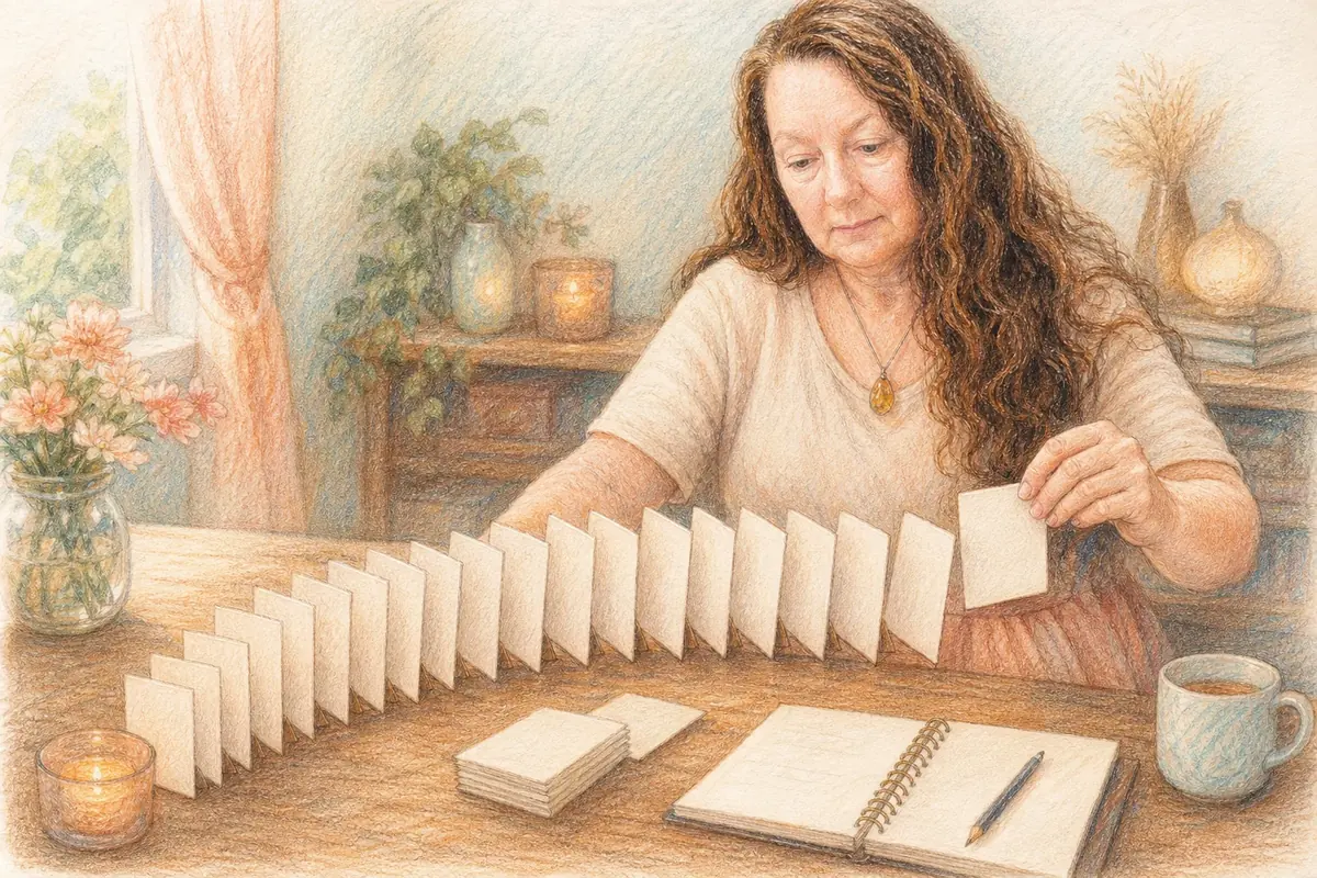 Colored-pencil illustration for “How to Write Sizzling Story Outlines and Avoid a Sagging Middle”